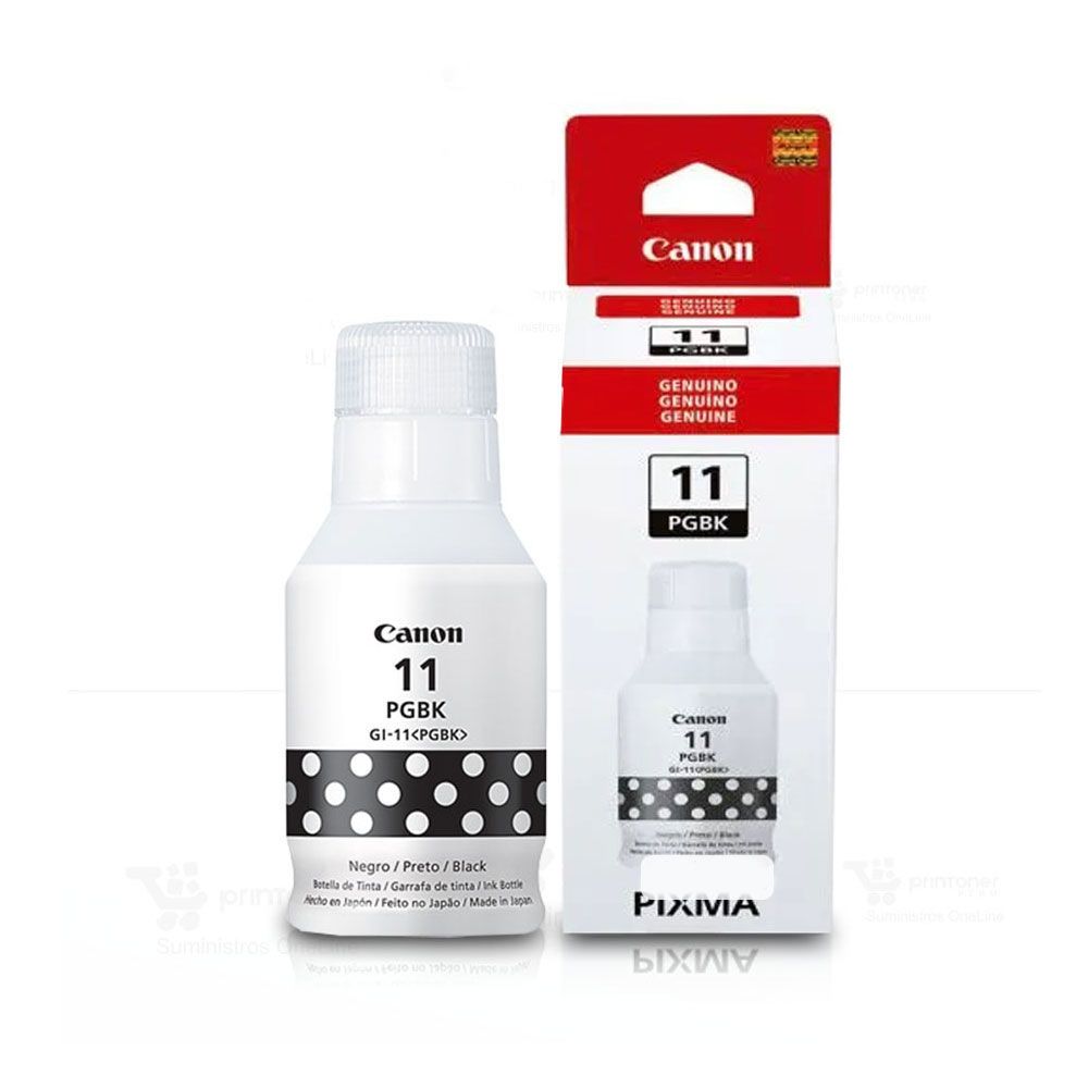 Tinta para Impresora Canon GI 11 Negro G2160 3160 Original
