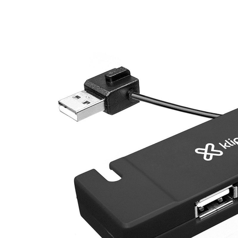 Hub Multiplicador de 4 Puertos USB Klip KUH400