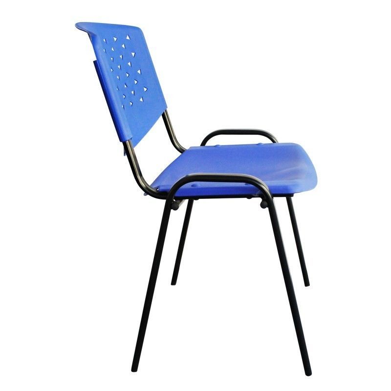 Silla Apilable Donna Milan sin Apoyabrazos Azul
