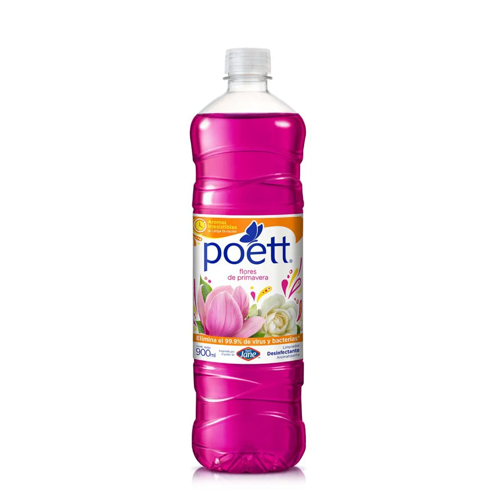 Limpiador Líquido Primavera 900ml Poett