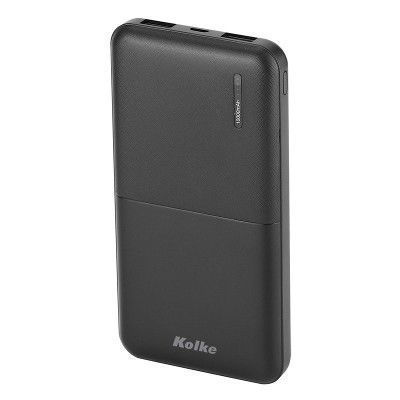 Power Bank Cargador USB Negro 10.000mAh Kolke