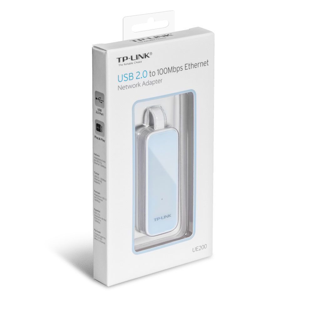 Adaptador de red USB 2.0 a RJ45 Tp Link UE200