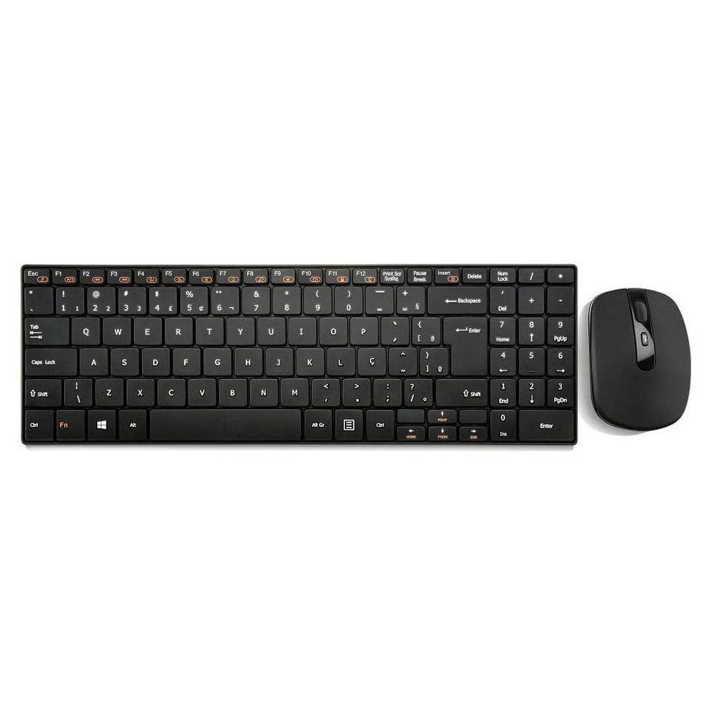 Combo Teclado Y Mouse USB Multilaser TC202 Negro