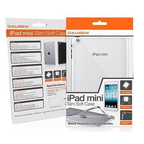 FUNDA DAUSEN P/IPAD MINI TR-RI935 TRANSP