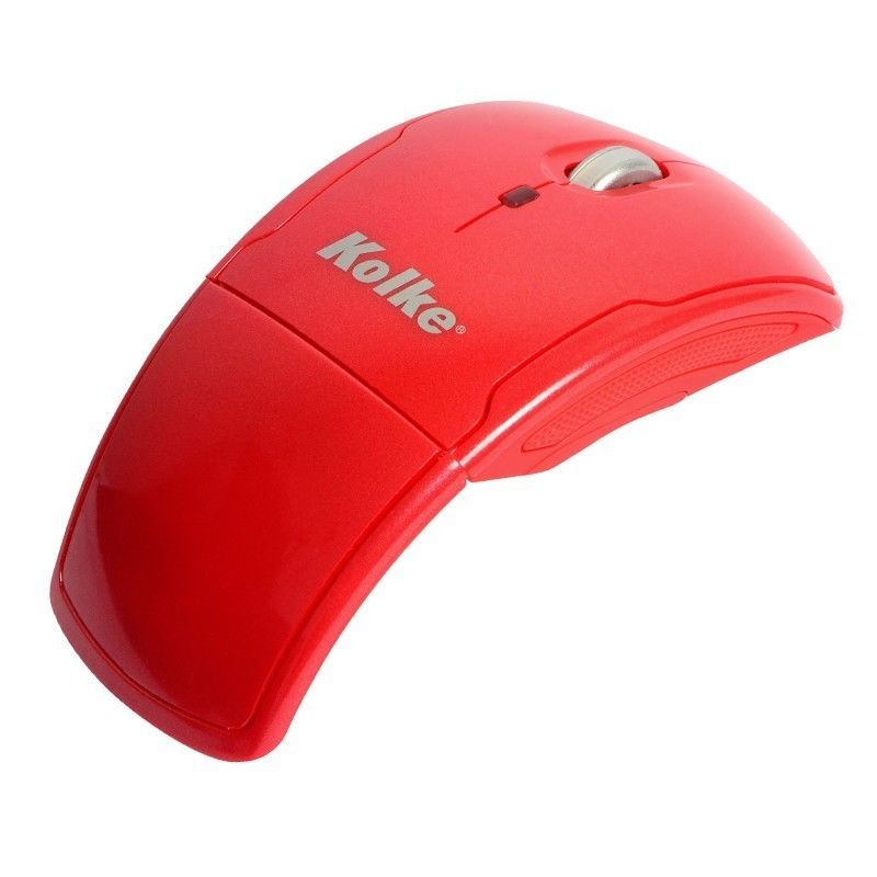 Mouse inalámbrico Kolke KM-100 rojo sin bat.