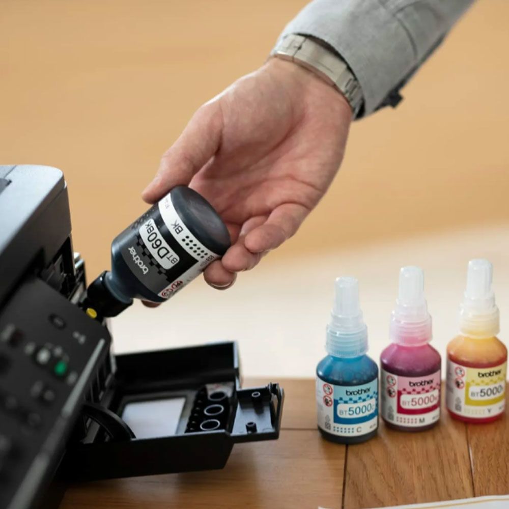 Impresora Multifunción Brother DCP T820DW Sistema Continuo Wifi Doble Faz + Tinta Incluidas