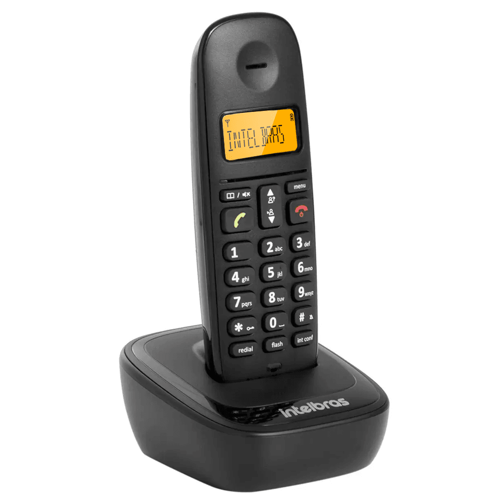 Teléfono inalámbrico Intelbras TS 2512 negro