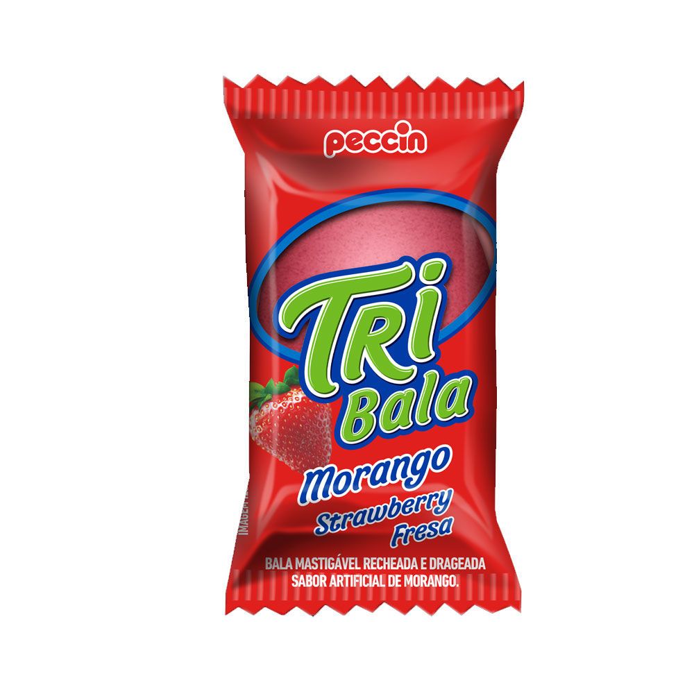 Caramelos masticables rellenos frutilla Tribala 500g