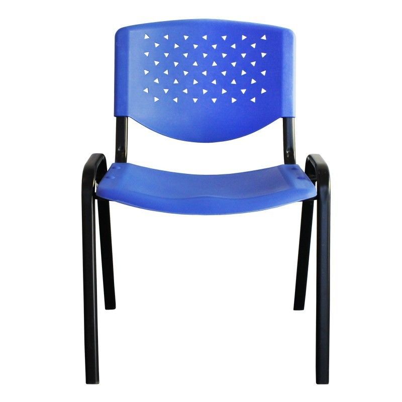 Silla Apilable Donna Milan sin Apoyabrazos Azul