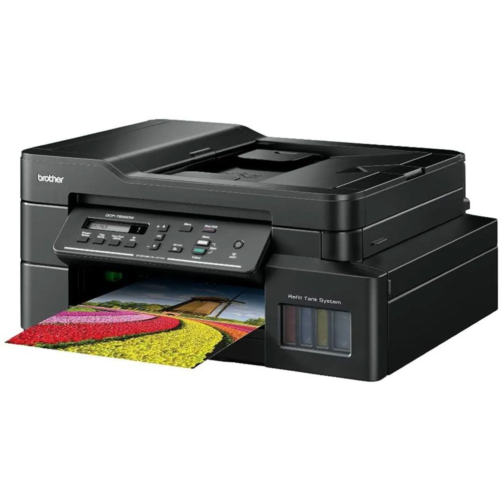 Impresora Multifunción Brother DCP T820DW Sistema Continuo Wifi Doble Faz + Tinta Incluidas
