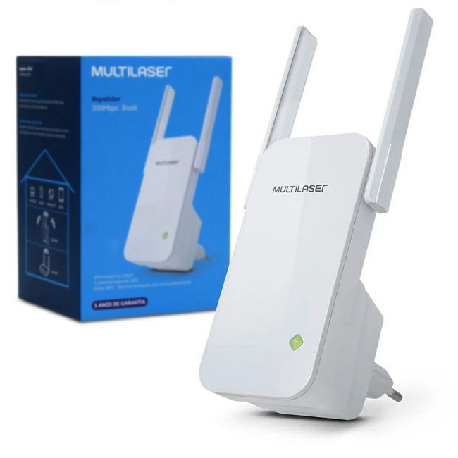 Extensor y Repetidor 2 Antenas AC300 Multilaser RE056