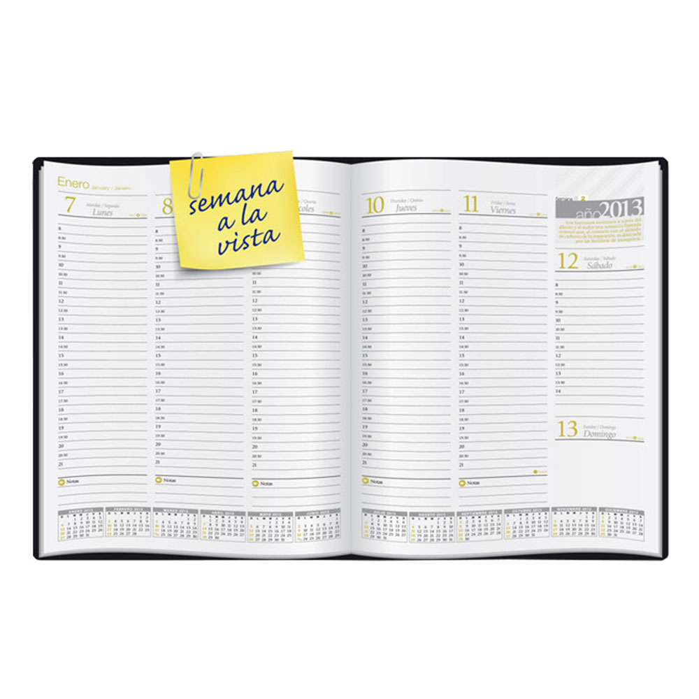 Agenda 2023 semanal Remember First 1411 azul