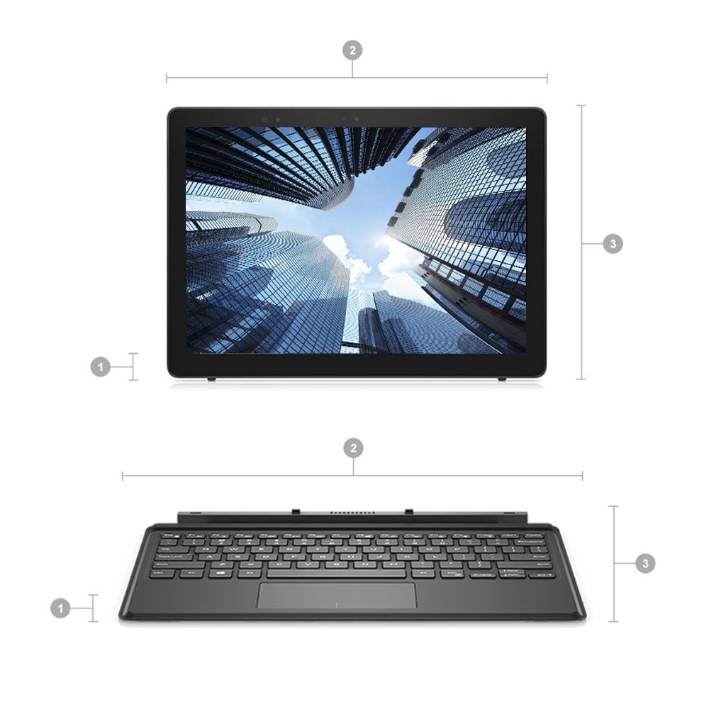 Notebook Touch Dell Latitude 5290 i5-8350U Intel Core 12.3