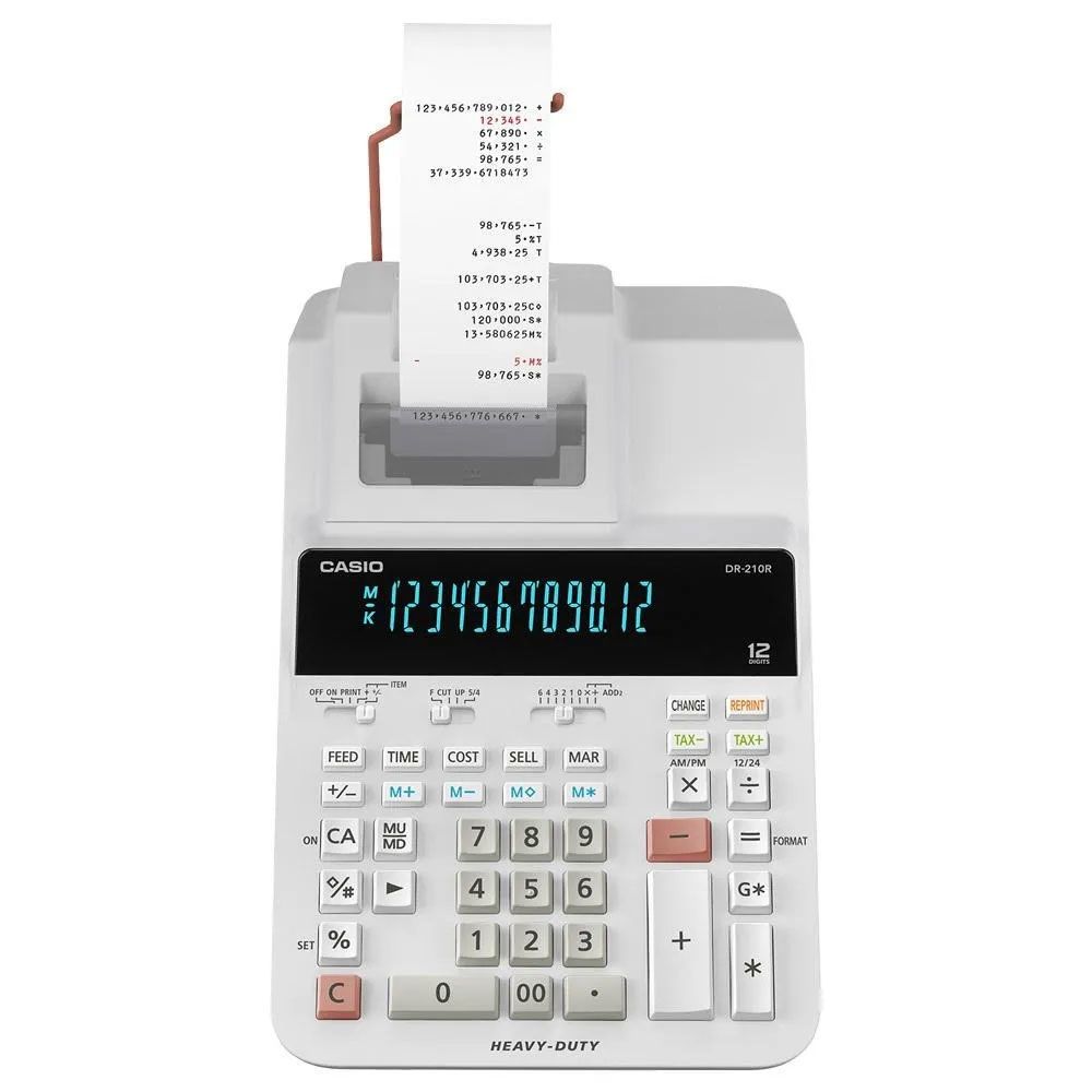 Calculadora con Impresora Casio DR-210R