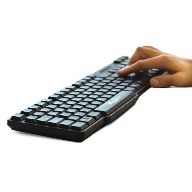 TECLADO KOLKE KT-102 USB ESPAÑOL NEGRO
